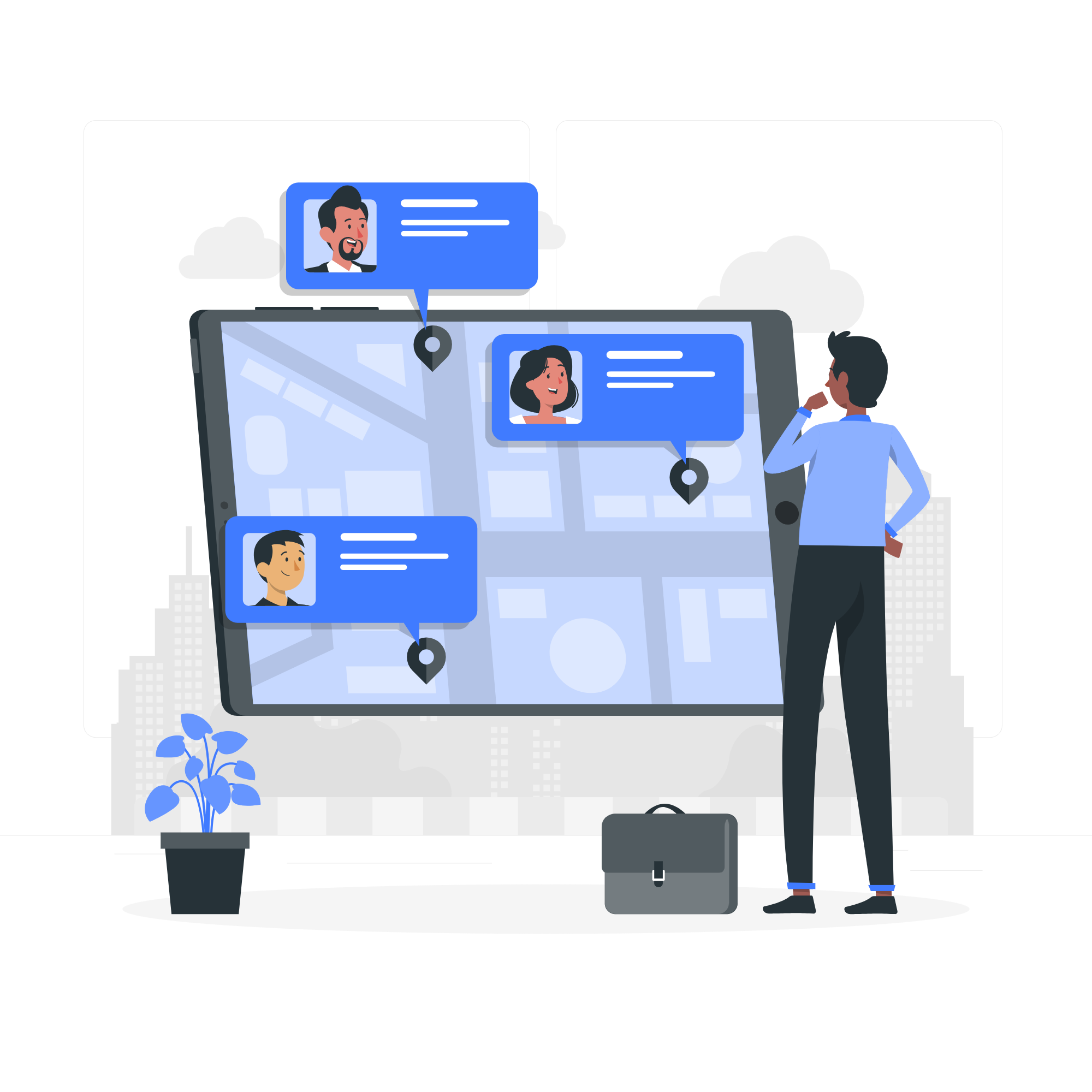 Google Maps Ad Mockup